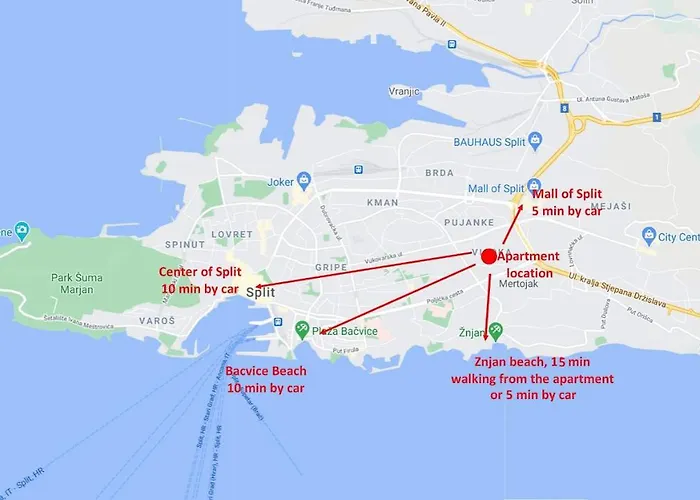 Luxury Alduk Close To Znjan With The Sea View *